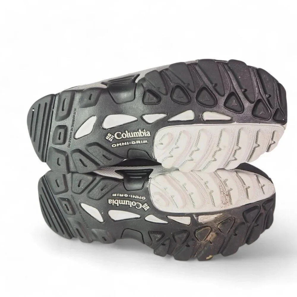 Columbia Flow Borough Mid Outdoor Hiking‎ Boots Black BY0121-010 Youth 3